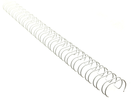 Пружина металлическая GBC WireBind, диаметр 12 мм, на 21 отверстие, 100 шт., белая