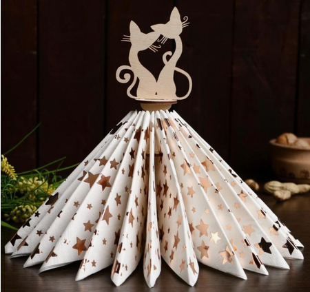 Салфетница деревянная Sima-Land, 22*12*0,3 см, «Котики» Салфетница деревянная Sima-Land, 22*12*0,3 см, «Котики»