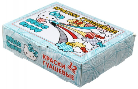 Краски гуашевые Hello Kitty, 12 цветов*20 мл Краски гуашевые Hello Kitty, 12 цветов*20 мл