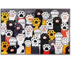 Коврик придверный полиэстровый Sima-Land, 40×60 см, «Лапки»