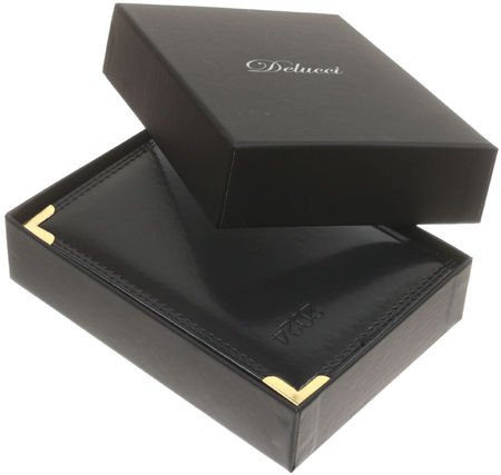 Ежедневник датированный на 2024 год Delucci (А6), 115*160 мм, 184 л., черный