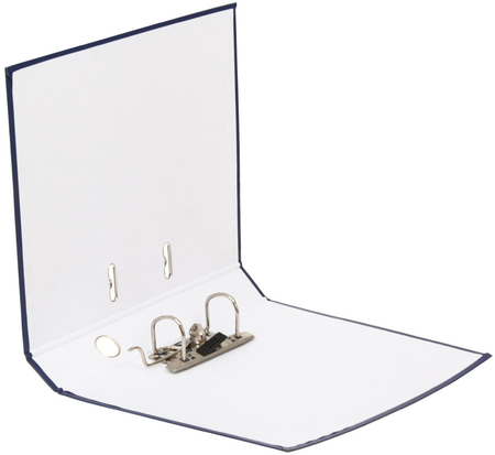 Папка-регистратор Index с односторонним ПВХ-покрытием, корешок 50 мм, темно-синий