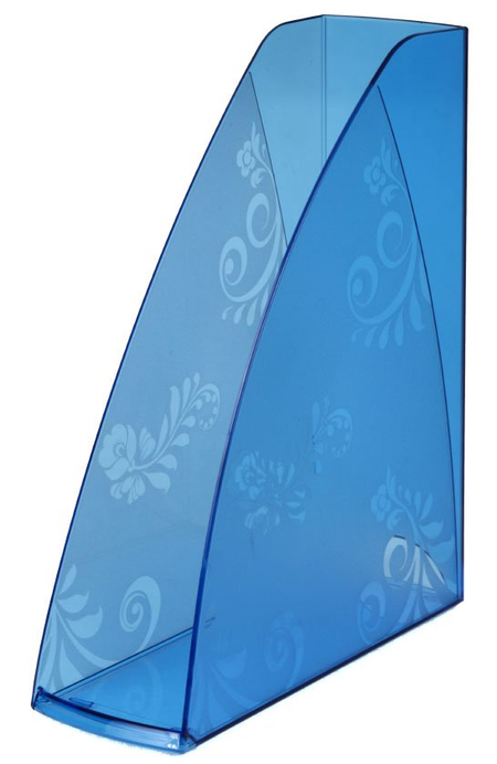 Лоток вертикальный «Русская серия», 290*240*85 мм, прозрачно-голубой Лоток вертикальный «Русская серия», 290*240*85 мм, прозрачно-голубой