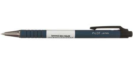 Ручка шариковая автоматическая Pilot BPRK, корпус синий, стержень синий