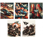 Тетрадь общая А5, 48 л. на скобе BG «Свои крылья», 162×203 мм, клетка, ассорти