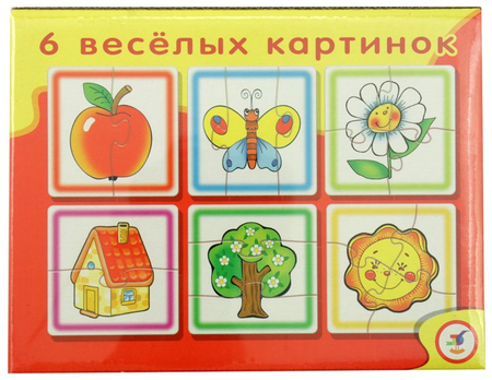 Игра настольная «Пазлы для малышей», «Бабочка», 3+ Игра настольная «Пазлы для малышей», «Бабочка», 3+