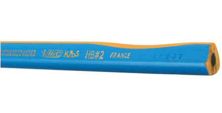 Карандаш чернографитный Bic Kids, твердость грифеля ТМ, Kids Boy, корпус голубой