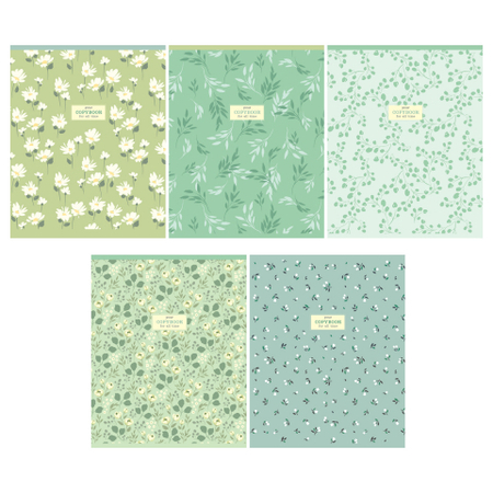 Тетрадь общая А5, 48 л. на скобе BG Consistency, 163*202 мм, клетка, ассорти