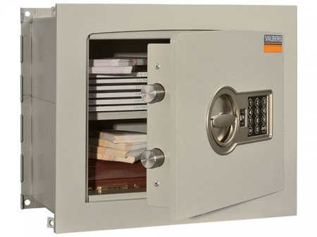 Встраиваемый сейф офисный Valberg серии AW с электронным замком, AW-1-3322 EL: 1 полка, 17 л