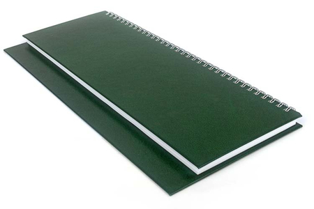 Планинг недатированный на гребне «Альт», 295*100 мм, 64 л., линия, зеленый