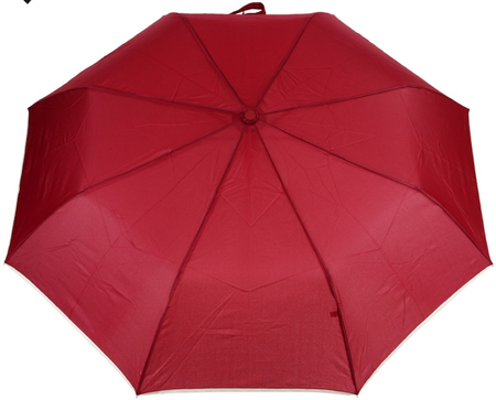Зонт женский от дождя (полуавтомат) 3720, бордовый