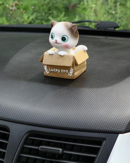 Игрушка на панель авто , «Счастливый кот, качающий головой» Игрушка на панель авто , «Счастливый кот, качающий головой»