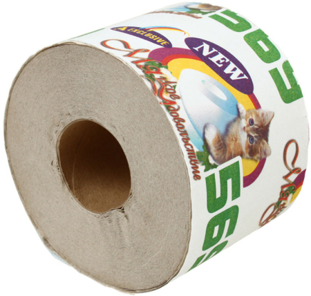 Бумага туалетная «Эксклюзив», 1 рулон, ширина 85 мм, серая