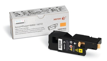 Тонер-картридж Xerox 106R01633, Yellow, ресурс 1000 страниц Тонер-картридж Xerox 106R01633, Yellow, ресурс 1000 страниц
