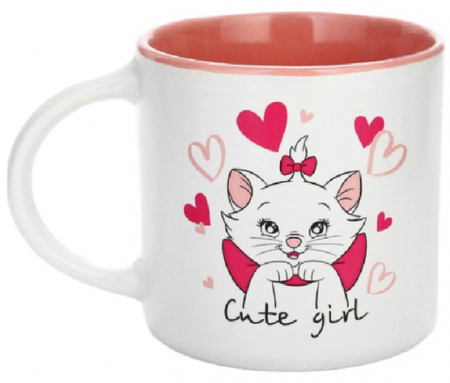 Кружка керамическая Sima-Land, 350 мл, Cute Girl «Коты-аристократы»