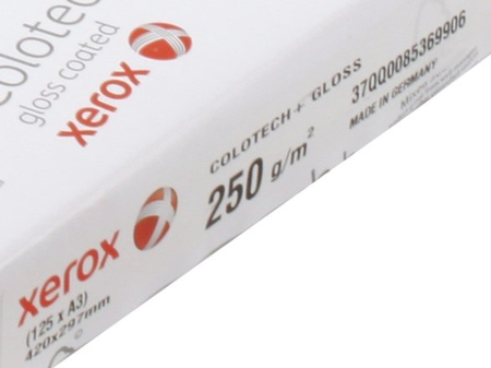 Бумага офисная Xerox Colotech+ Gloss coated, А3 (297*420 мм), 250 г/м2, 125 л.