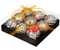 Набор шаров новогодних «Мерит» (пластик), диаметр 6 см, 9 шт., золото
