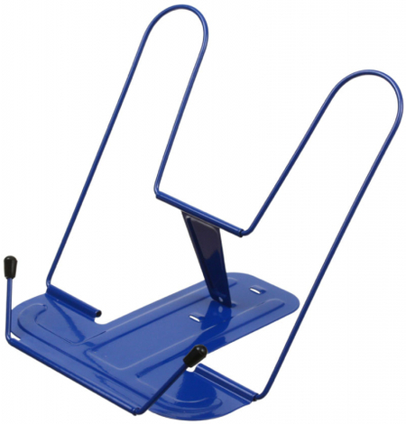 Подставка для книг металлическая Brauberg Line+, 210*172 мм, синяя