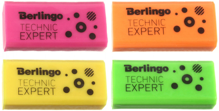 Ластик Berlingo Technic Expert, 40*18*11 мм, ассорти Ластик Berlingo Technic Expert, 40*18*11 мм, ассорти