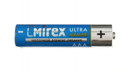 Батарейка щелочная Mirex Ultra Alkaline, AAA, LR03, 1.5V