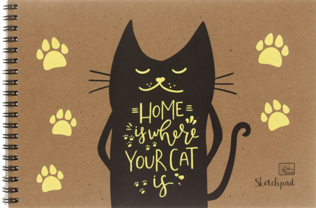 Скетчпад на гребне «Канц-Эксмо», 160*240 мм, 20 л., «Любимый кот» Скетчпад на гребне «Канц-Эксмо», 160*240 мм, 20 л., «Любимый кот»