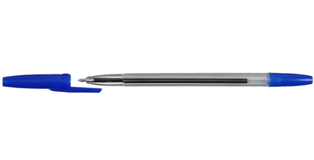 Ручка шариковая Workmate 944, корпус прозрачный, стержень синий Ручка шариковая Workmate 944, корпус прозрачный, стержень синий