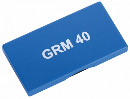 Подушка штемпельная сменная GRM (подходит для штампов Colop), GRM 40 для оснасток: P40, синяя