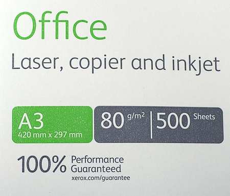 Бумага офисная Xerox Office, А3 (297*420 мм), 80 г/м2, 500 л. Бумага офисная Xerox Office, А3 (297*420 мм), 80 г/м2, 500 л.