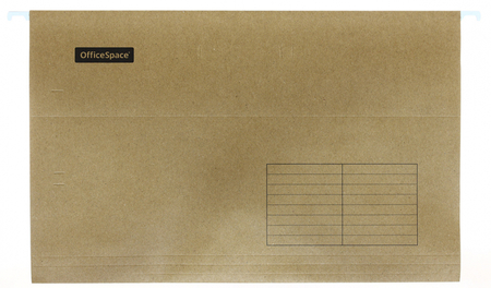 Папка подвесная для картотек Foolscap OfficeSpace, 365*240 мм, 405 мм, светло-коричневая