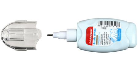 Корректирующая ручка ErichKrause Artic White, 10 мл, металлический пишущий узел Корректирующая ручка ErichKrause Artic White, 10 мл, металлический пишущий узел