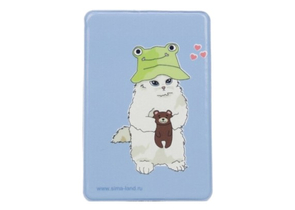 Обложка для проездного Sima-Land, 6,5×0,3×9,5 см, «Котик с мишкой» Обложка для проездного Sima-Land, 6,5×0,3×9,5 см, «Котик с мишкой»