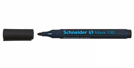 Маркер перманентный Schneider Maxx 130, черный Маркер перманентный Schneider Maxx 130, черный