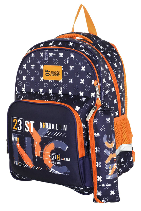 Рюкзак школьный Schoolformat Soft 2+ 17L, 270*400*130 мм, Graffiti