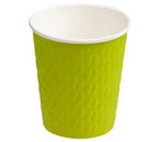 Стаканы одноразовые бумажные OfficeClean (двухслойные), 250 мл, 33 шт., салатовые