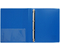 Папка пластиковая на 4-х кольцах «Бюрократ», толщина пластика 0,7 мм, синяя