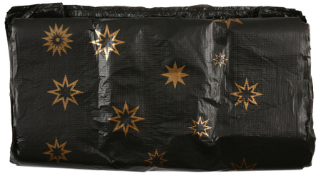 Пакет-майка OfficeClean , 30+16*60 см, 15 мкм., 100 шт., «Звезды», черный Пакет-майка OfficeClean , 30+16*60 см, 15 мкм., 100 шт., «Звезды», черный