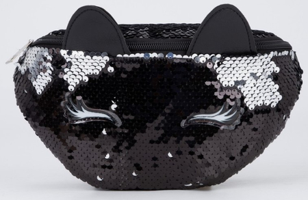 Сумка детская поясная Sima-Land, 25*13*8 см, Black Cat (с пайетками) Сумка детская поясная Sima-Land, 25*13*8 см, Black Cat (с пайетками)