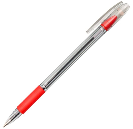 Ручка шариковая Qredo 740, корпус тонированный, стержень красный Ручка шариковая Qredo 740, корпус тонированный, стержень красный