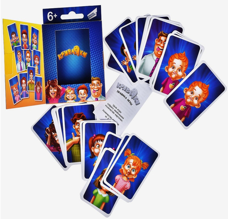 Игра настольная «Кривлялки +», 6+ Игра настольная «Кривлялки +», 6+