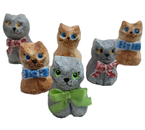 Фигурка «Котик в шарфике» (Крылова Н.М.), 4,5×3,5 см, ассорти