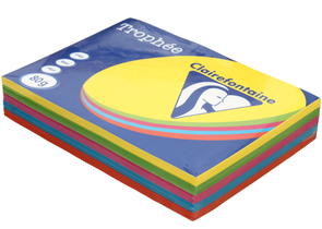Бумага офисная цветная Trophee, А4 (210×297 мм), 80 г/м², 500 л. (5 цветов×100 л.)