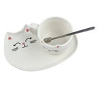 Чайная пара Sima-Land, объем кружки 200 мл, «Кошечка» (с ложкой)