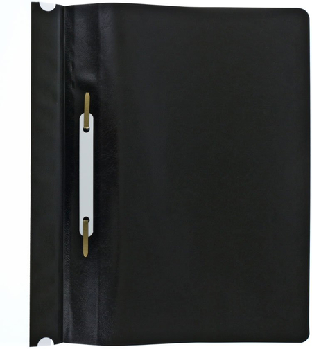 Папка-скоросшиватель пластиковая А4 Standart, толщина пластика 0,18 мм, черная