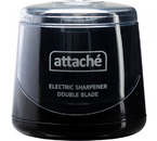 Точилка электрическая Attache, 1 отверстие, черная