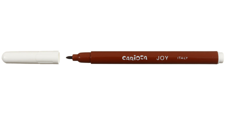 Фломастеры Carioca Joy смываемые, 30 цветов*2, 60 шт., толщина линии 2,6 мм, вентилируемый колпачок