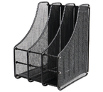 Лоток вертикальный сборный металлический Darvish, 350×270×225 мм, 3 отделения, черный