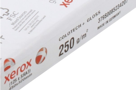 Бумага офисная Xerox Colotech+ Gloss coated, SRА3 (450*320 мм), 250 г/м2, 125 л.