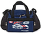 Сумка дорожная детская на плечо Cagia 608702, 200*390*180 мм, синяя с черными вставками, с рисунком