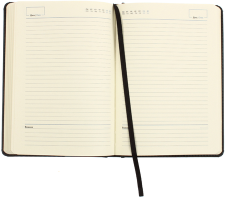 Ежедневник недатированный Attache Classic, 145*205 мм, 136 л., черный