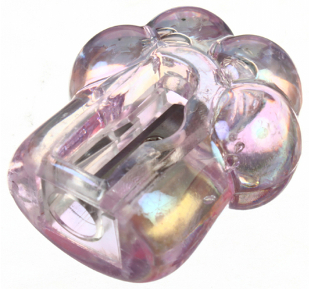 Точилка пластиковая Meshu Crystal Paw, 1 отверстие, ассорти